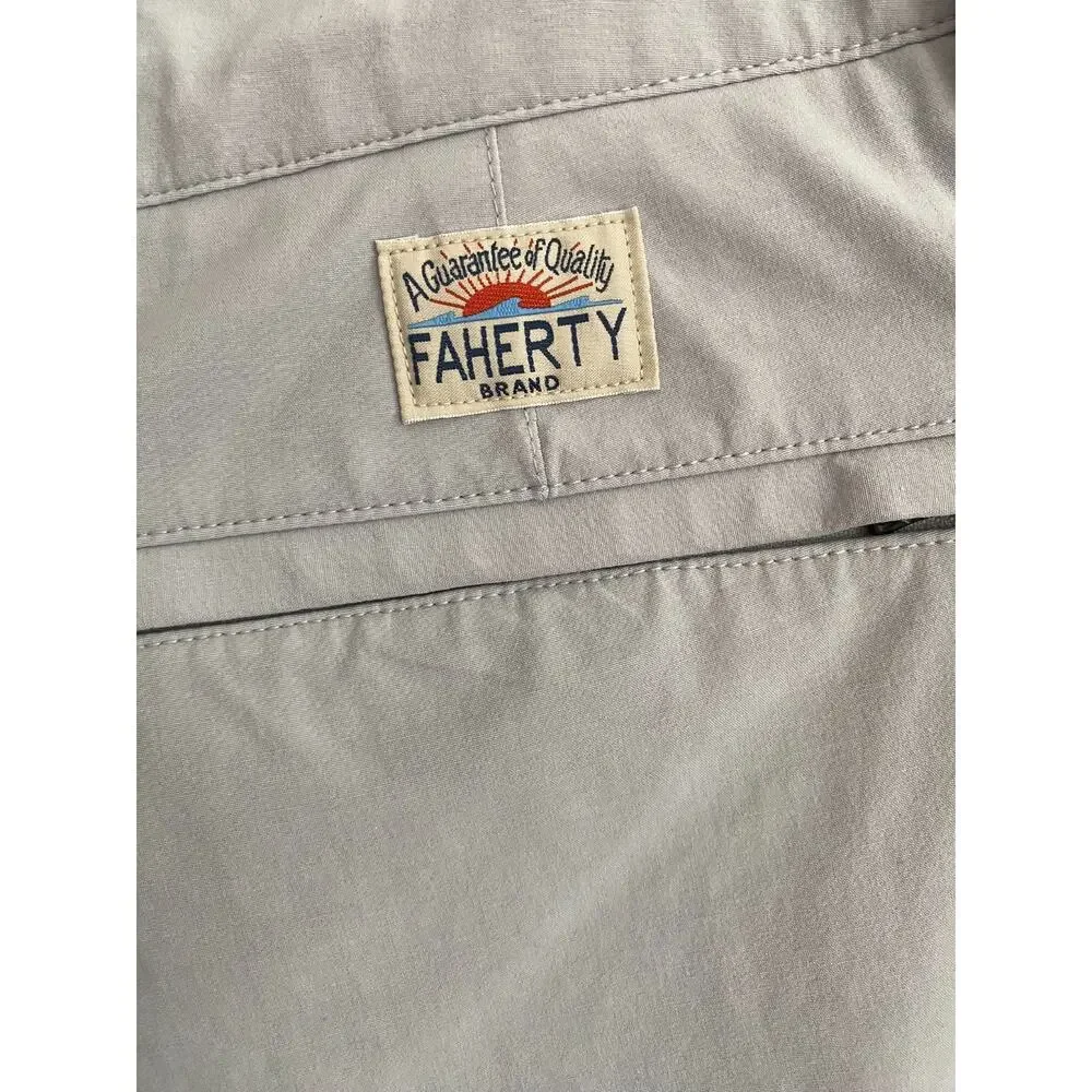 Faherty All Day Shorts Mens 32 Hybrid Board Shorts Drawstring Stretch 7
